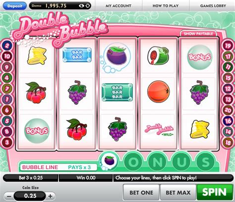 double bubble slot|double bubble slot no deposit.